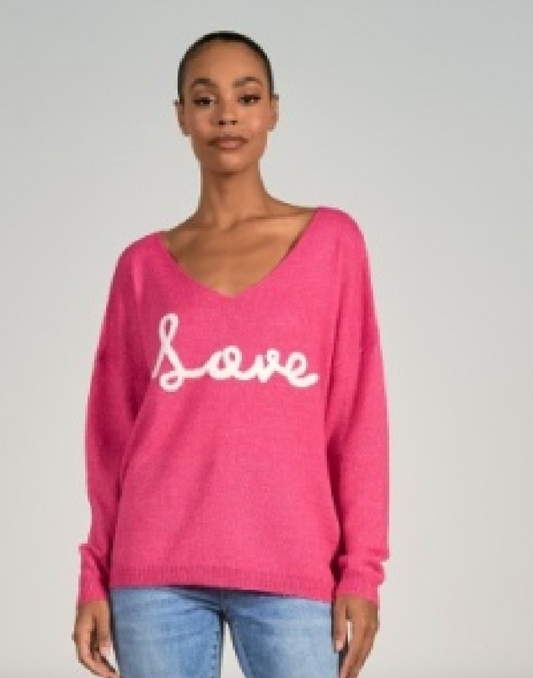 ELAN SP23 FUSCHIA LOVE TOP