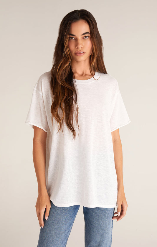 Z SUPPLY THE OVERSIZED TEE IN WHITE