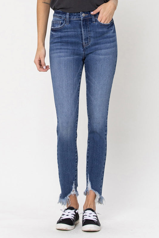 VERVET HIGH RISSE CROP SKINNY