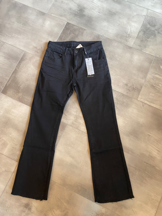 BIANCO BLACK CROPPED JEANS