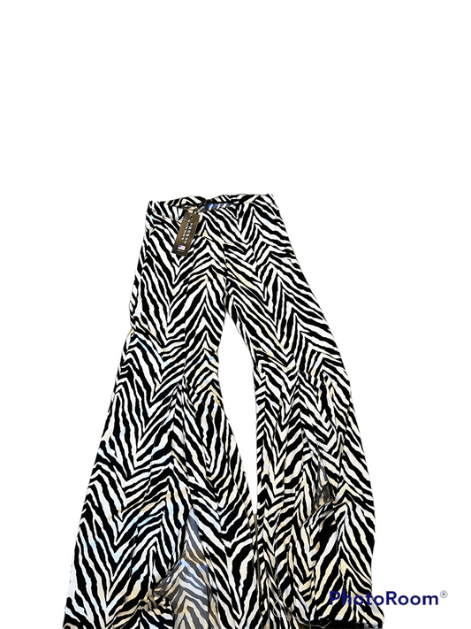 ZEBRA PRINT PALAZZO PANTS