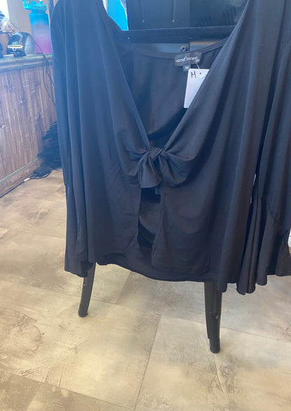 TIE SHIRT IN OLIVE OR BLACK