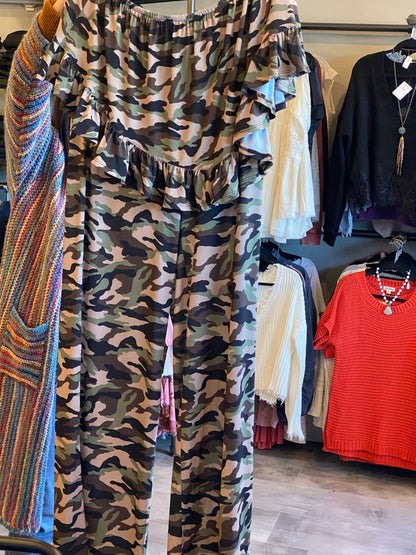 VAVA CAMO JUMPSUIT