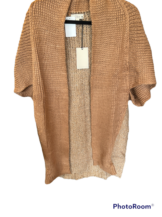 ELAN F22 COPPER SWEATER CARDI O/S