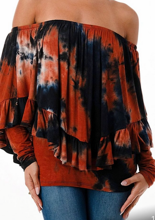 VAVA JAYANE CONVERTIBLE TOP IN TYE DYE