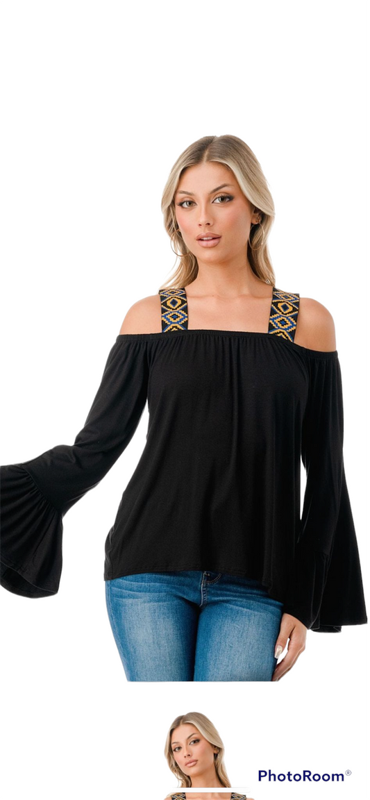 VAVA RACHEL TOP IN BLACK