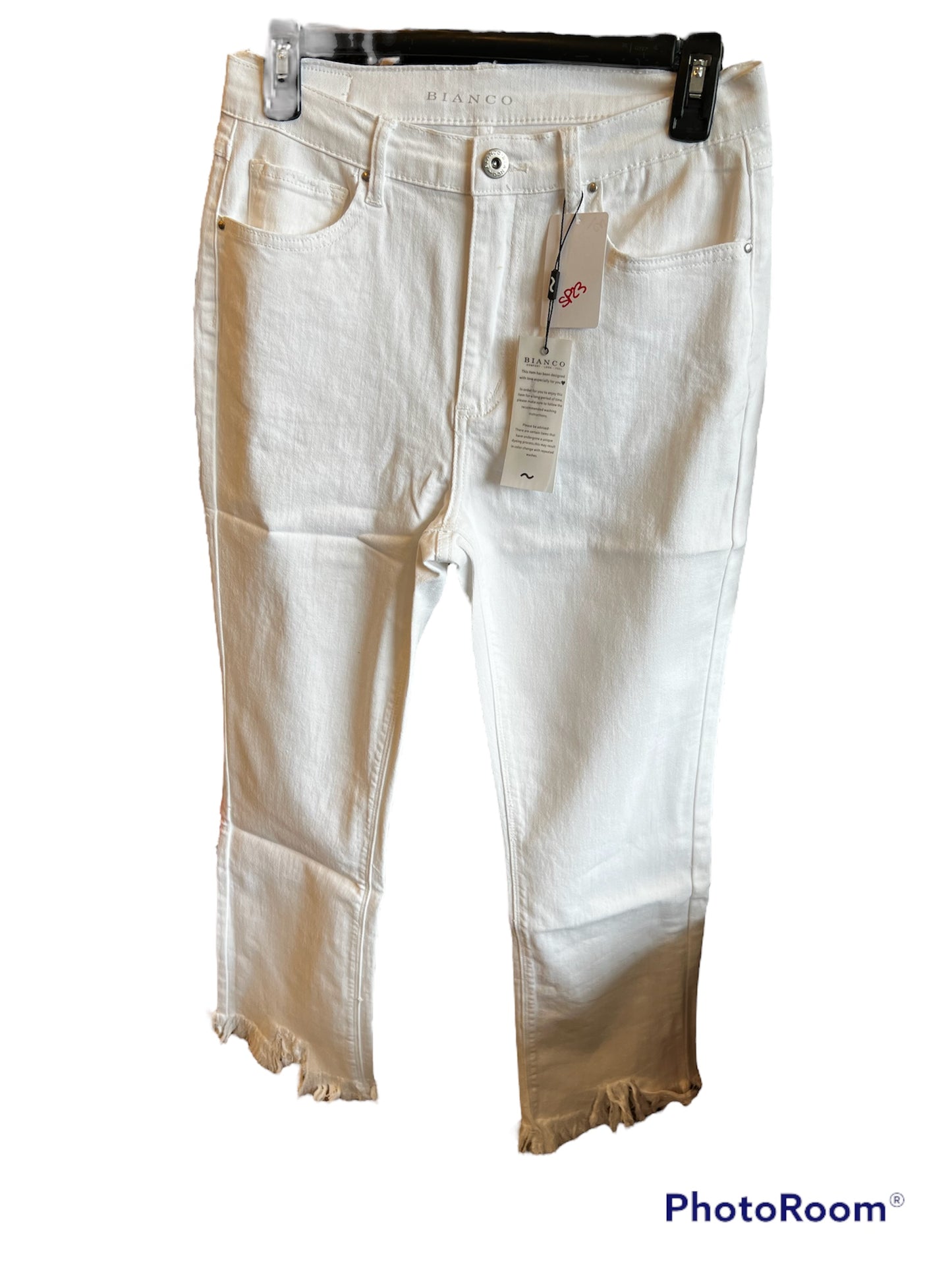 BIANCO FRINGE WHITE JEANS