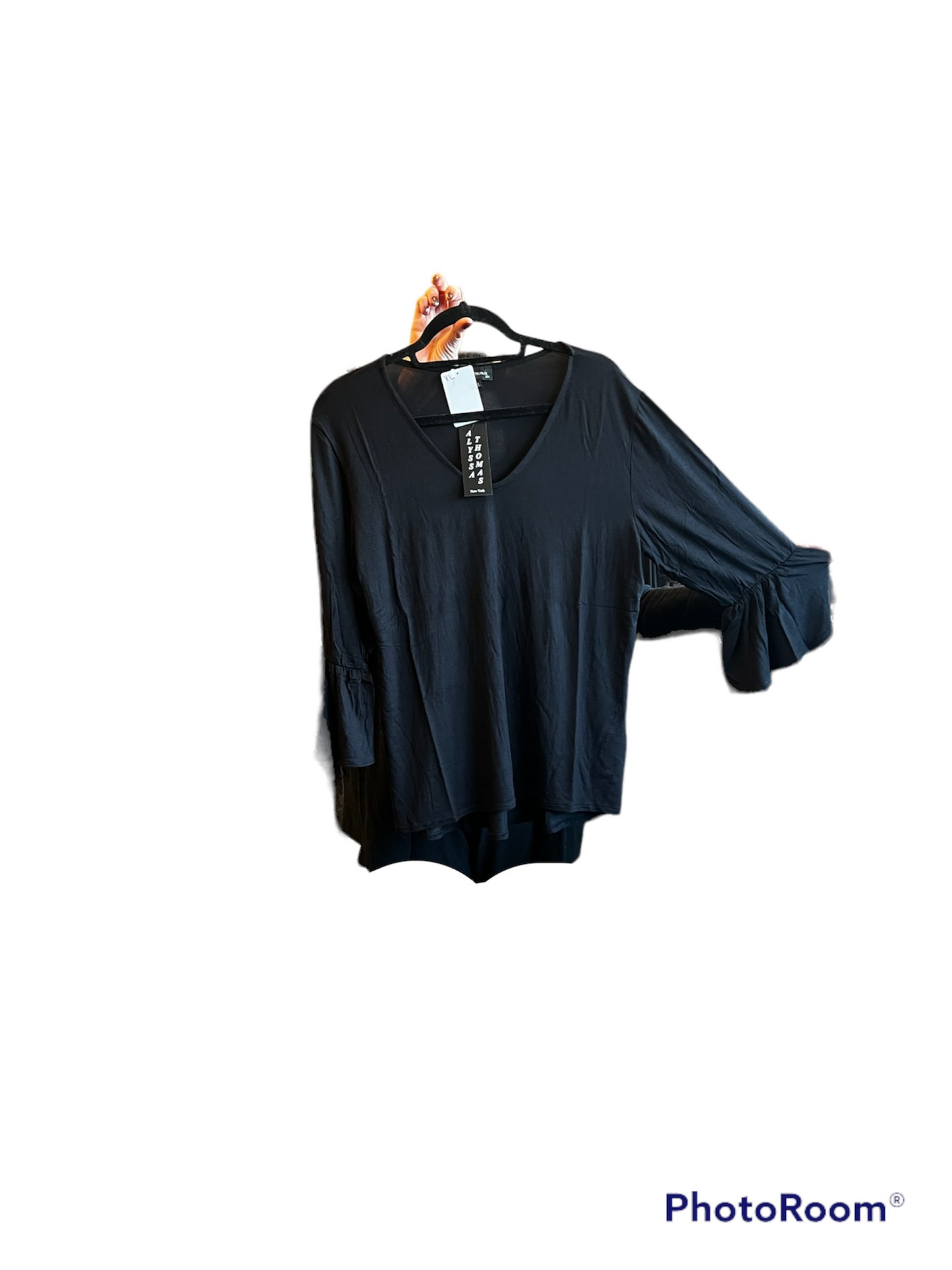 ALYSSA THOMAS BELL SLEEVE TOP