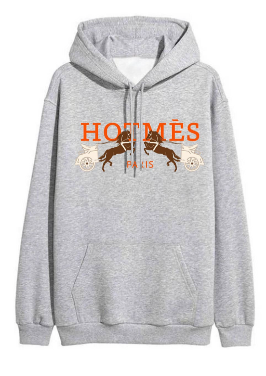 OVERSIZED HOODIE HOT MES IN GREY