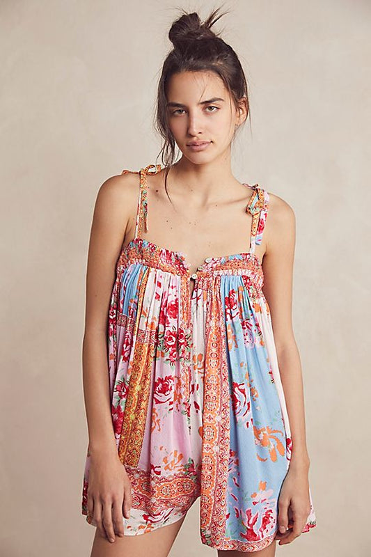 FREE PEOPLE Rule The World Romper