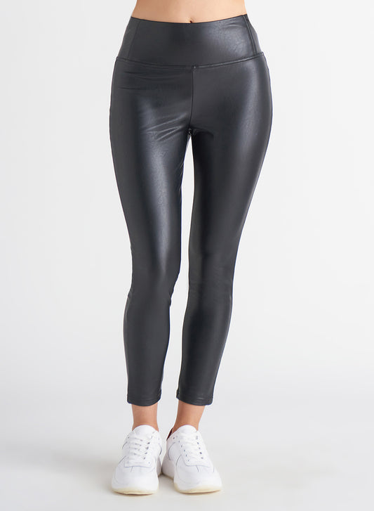 DEX F22 HIGH WAISTED FAUX LEATHER LEGGING