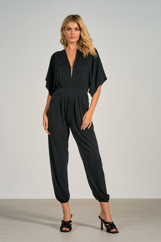 ELAN SP23 BLACK JUMPSUIT